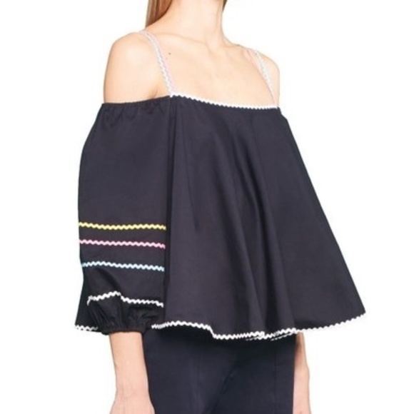 ANNA OCTOBER OFF THE SHOULDER SWING SILHOUETTE TOP - Picture 2 of 3